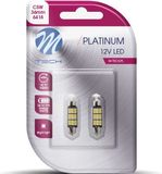 M-Tech MT-LB815WW LED Kentekenlicht Warm Wit C5W 2 Stuks