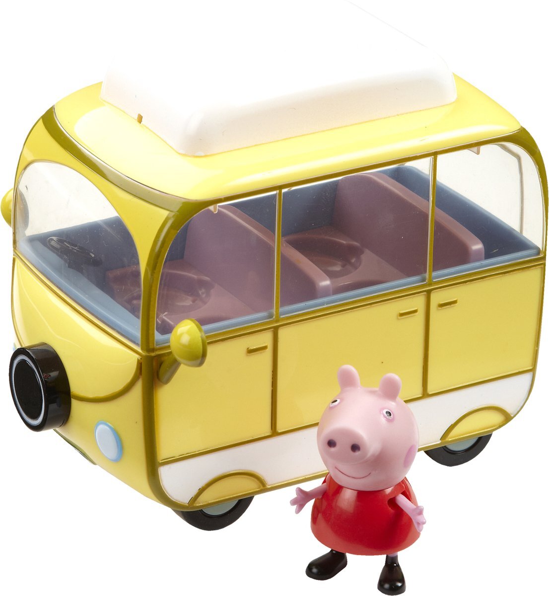 TM toys Peppa Pig - een Peppy-camper met een figuur aanbeden door alle kinderen