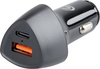 Lampa USB Power Pro – 48W – 2 USB Poorten – PD & QC USB 3.0 – 12/24V - USB A - USB C - Zwart