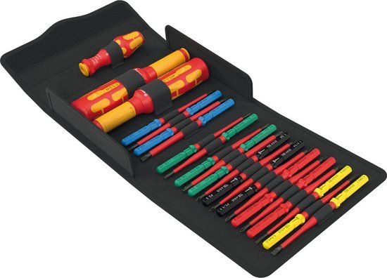 Wera Kraftform Kompakt VDE Safe-Torque Speed Set 1 x schakelkastsleutel, 23-delig