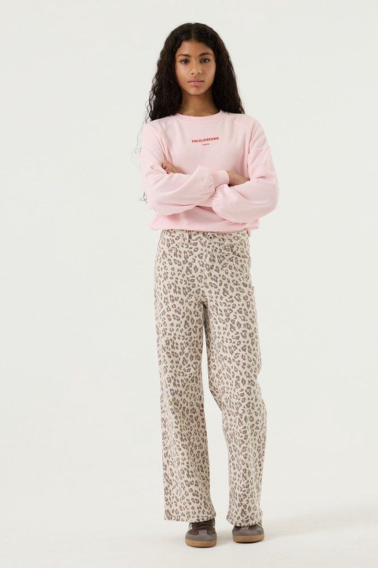 Garcia N262725 Meisjes Wide Fit Broek Wit