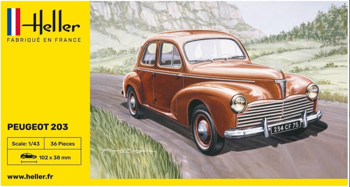 Heller 80160 - modelbouwset Peugeot 203