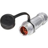 Weipu SF1211/P4 I Ronde connector Stekker, recht Totaal aantal polen: 4 Serie (ronde connectoren): SF12 1 stuk(s)