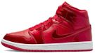 Nike Air Jordan 1 Mid SE Sneakers Unisex POMEGRANATE Leer Lak Rubber DH5894-600