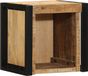 vidaXL Table de chevet 40x35x40 cm manguier brut massif