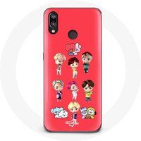 Maniacase Hoesje voor Huawei P20 Lite BTS TinyTAN Animatie BT21 Poster