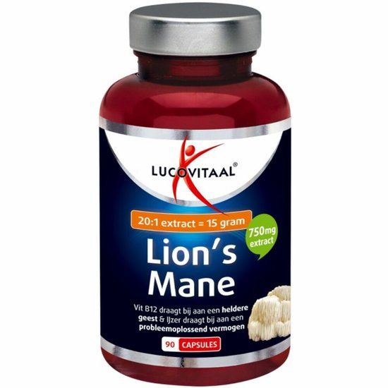 Lucovitaal Lion's Mane Capsules - 90 Capsules