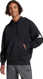 adidas Sportswear Essentials Loose-Fit 3 Bar Logo French Terry Hoodie - Heren - Zwart