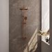 Brauer Copper Edition Opbouw Thermostatische Regendoucheset