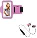 Sportset Xiaomi Mi 9T Pro Smartphone Sportset - Bluetooth Metaal Hoofdtelefoon + Hardloop Armband T7 (Roze)