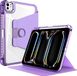 Techsuit Crystal Vision tablethoes voor Apple iPad Pro 11 2024 - Paars
