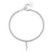 Brosway Chakra geluksbrenger dames armband zilver van roestvrij staal 316L met symbool hanger en kristallen - dames armsieraden, symbool sieraden, BHKB206