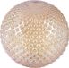 LIGHT HOME LH Cannes Lampenkap, honingkleurig, bolvormig, 15 cm