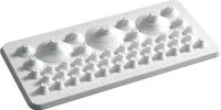 Hager Verdelers IP44 toebehoren Invoerplaat sparing kast/lessenaar