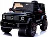 Mercedes-Benz Mercedes G63 AMG 4x4 elektrische kinderauto (cabriolet) met EVA-banden en leren stoel, 110x68x55 cm