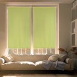 Blindecor Liso BK - Zeus zonder gereedschap, 100% ondoorzichtig, groen (B x H x D) 52 x 180 cm