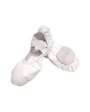 Capezio Stella Canvas Ballet Sho, wit, 5,5 M