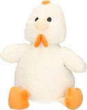 Item International Items Deurstopper Kip - wit - 1 kilo gewicht - 22 x 25 cm