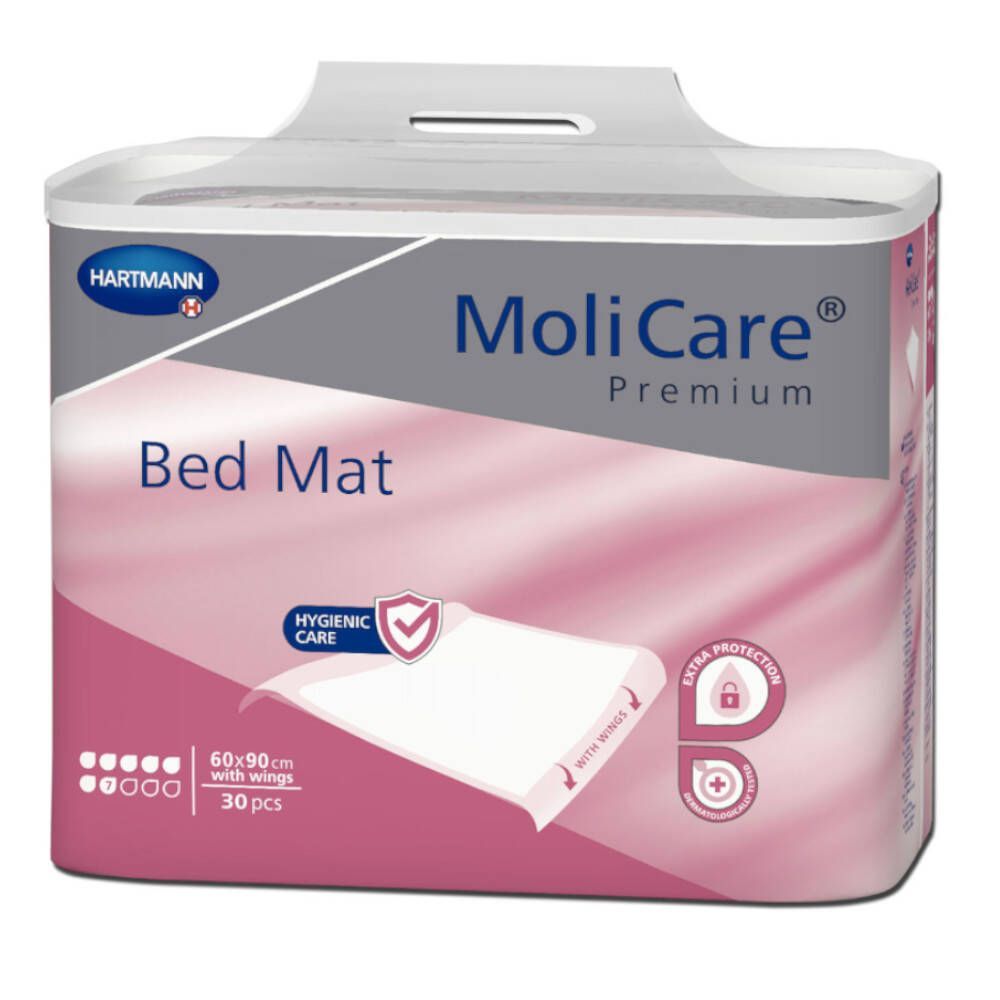 MoliCare Premium Bed Mat with Tuck-in Flaps 60x90cm - 30 Pieces