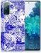 Samsung Silicone Back Case Samsung Galaxy S20 FE Angel Skull Blauw