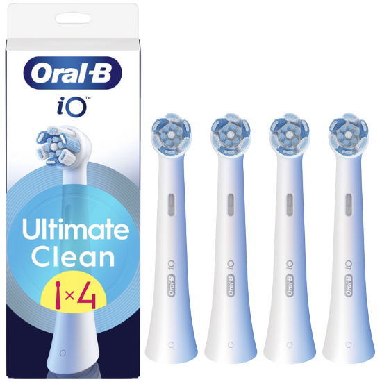 Oral-B iO Series Ultimate Clean Opzetborstels - 4 Stuks - Wit