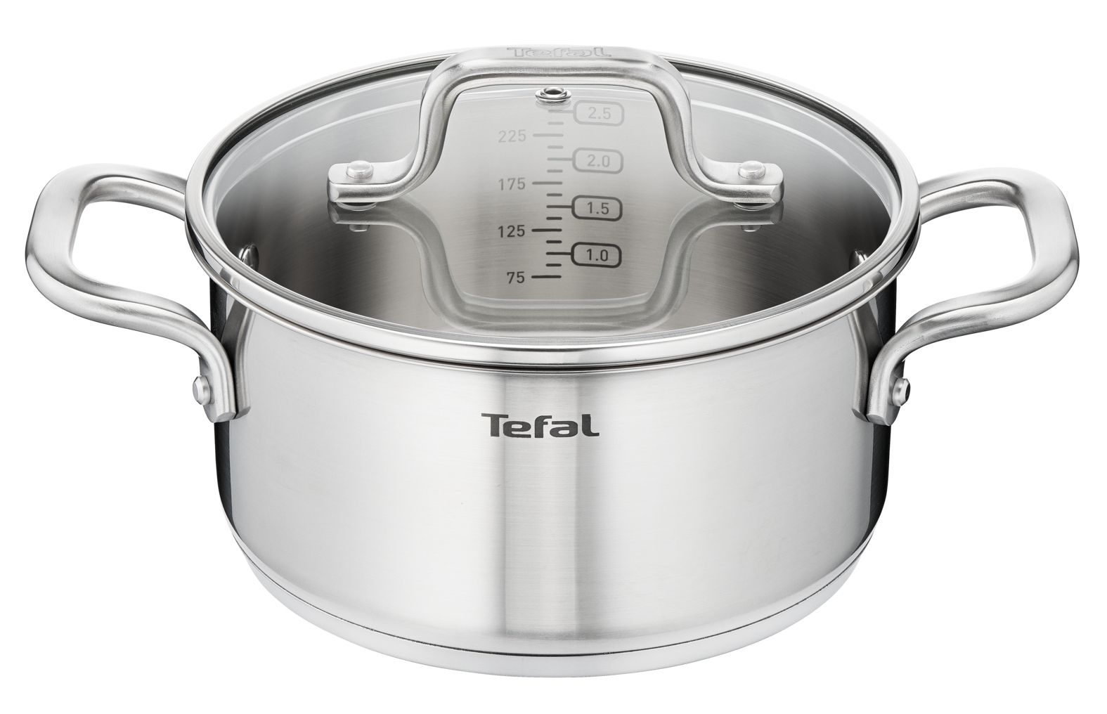 Tefal Virtuoso Kookpan - 20 cm - RVS - Met Deksel - Ovenbestendig