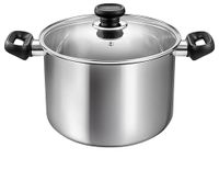 Tescoma 730824 Brava Kookpan met deksel ø 24 cm, 7,0 L, roestvrij staal