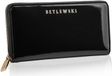 Betlewski ZBPD-BS-5297 Portefeuille femme noir, modèle ROYAL
