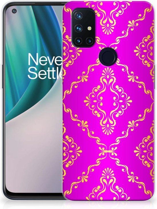 B2Ctelecom GSM Hoesje OnePlus Nord N10 5G - Barok Roze - Back Cover