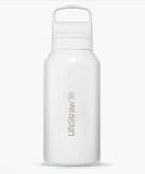 LifeStraw Go 2.0 RVS Geïsoleerde Waterfilterfles - 1 Liter - Wit