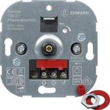 EHMANN 3900x0100 T39.01 variateur encastrable, coupure de phase, 230 V, 50 Hz, 20-500 W/VA, incl. adaptateur de programme d'interrupteur