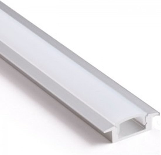 Groenovatie Aluminium Profiel LED Strip Inbouw 1 5m - Compleet
