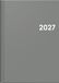 BRUNNEN 1079661637 Buchkalender Mod. 796 2027 A5, Kunststoff, grau