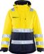 Blåkläder 4872-1987 High Vis Winterjas Geel/Marineblauw Maat L