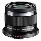 Olympus M.ZUIKO DIGITAL 45mm 1:1.8 - Zwart