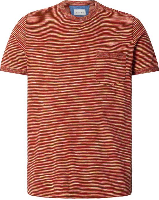 Babista Heren T-shirt - 68/70 - Donkerrood - Plus Size