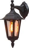 Konstsmide Firenze Wandlamp neerwaarts 39cm - 230V - E27 - matzwart
