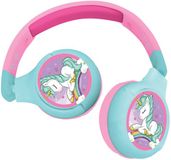 Lexibook 2-in-1 Bluetooth en Bedrade Koptelefoon Unicorn Design Roze