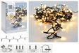 Merkloos / Sans marque Kerstverlichting lichtsnoer - 180 led lampjes - warm wit - 13,5 meter - kerstboomverlichting