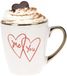 Siaki Koffiemok / theemok Me and You - wit/goud - 300 ml
