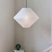 HAY Abat-jour Diamond, Ø 60 cm, blanc, papier/bambou