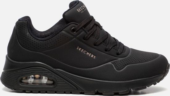 Skechers Uno - Stand On Air Dames Sneakers - Zwart - Maat 37