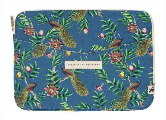Generiek Luxe Laptophoes - Passion Peacock - 13 inch