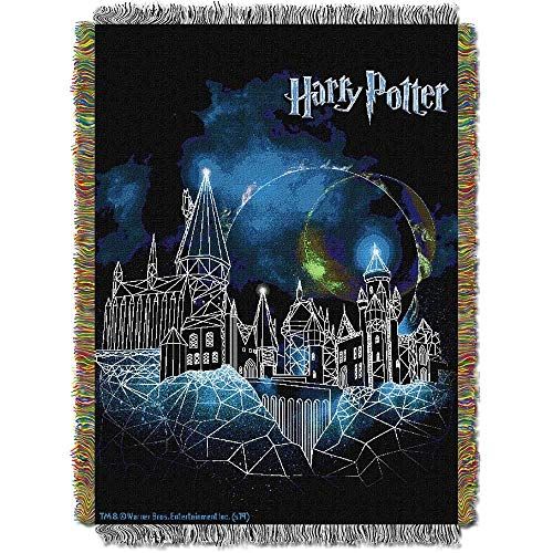Northwest Woven Throw Blanket, 48" x 60", Harry Potter Castle