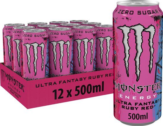 Monster Energy Ultra - 12x 500 ml - Ruby Red