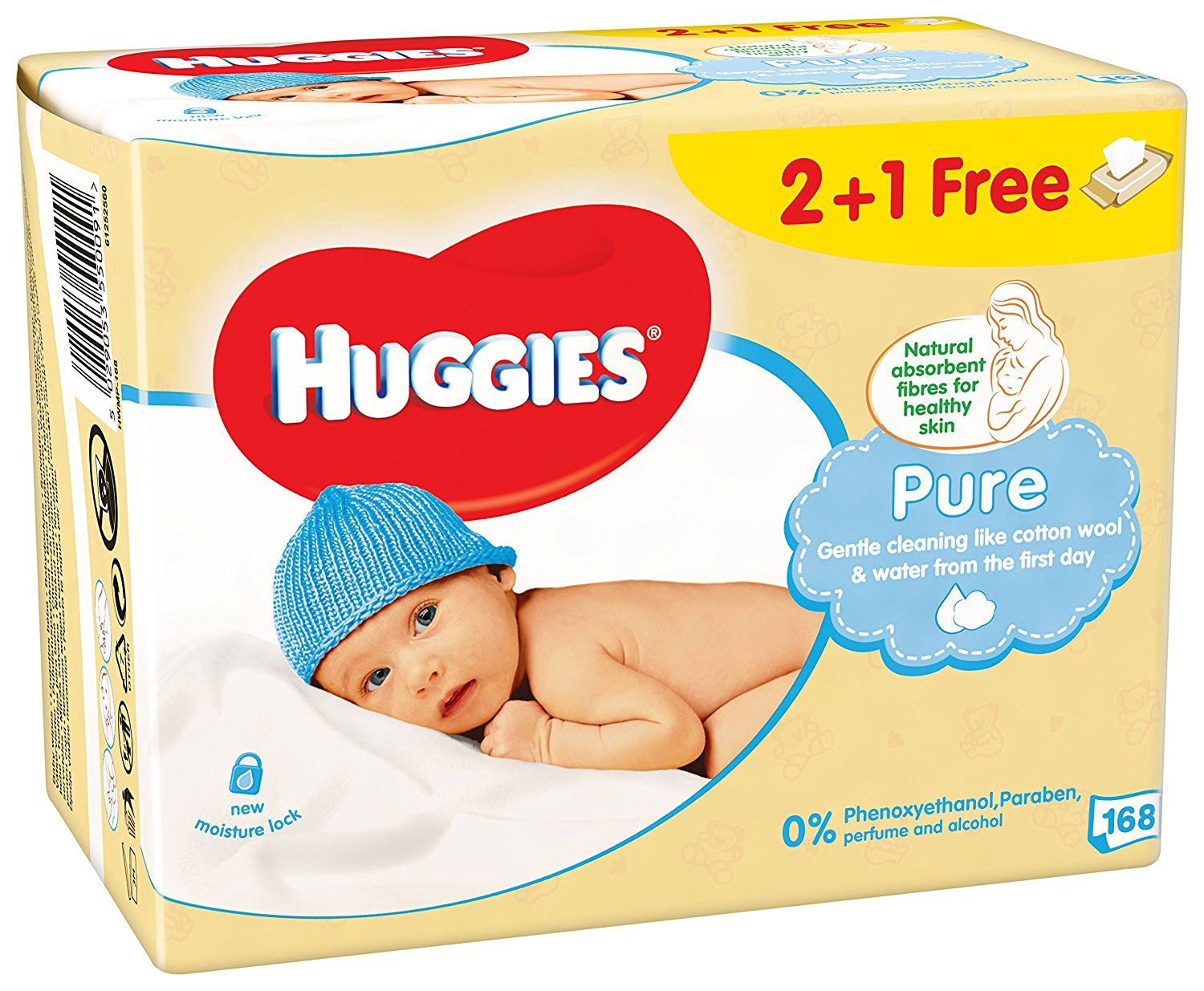 Huggies Pure babydoekjes - 168 stuks