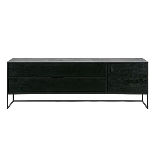 woood Silas Tv-meubel - Zwart - hout