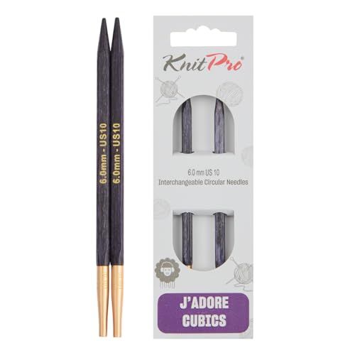 KnitPro J'Adore Cubics Breinaalden - Verwisselbare rondbreinaalden - Voor kabel 60 cm en groter - 6,00 mm