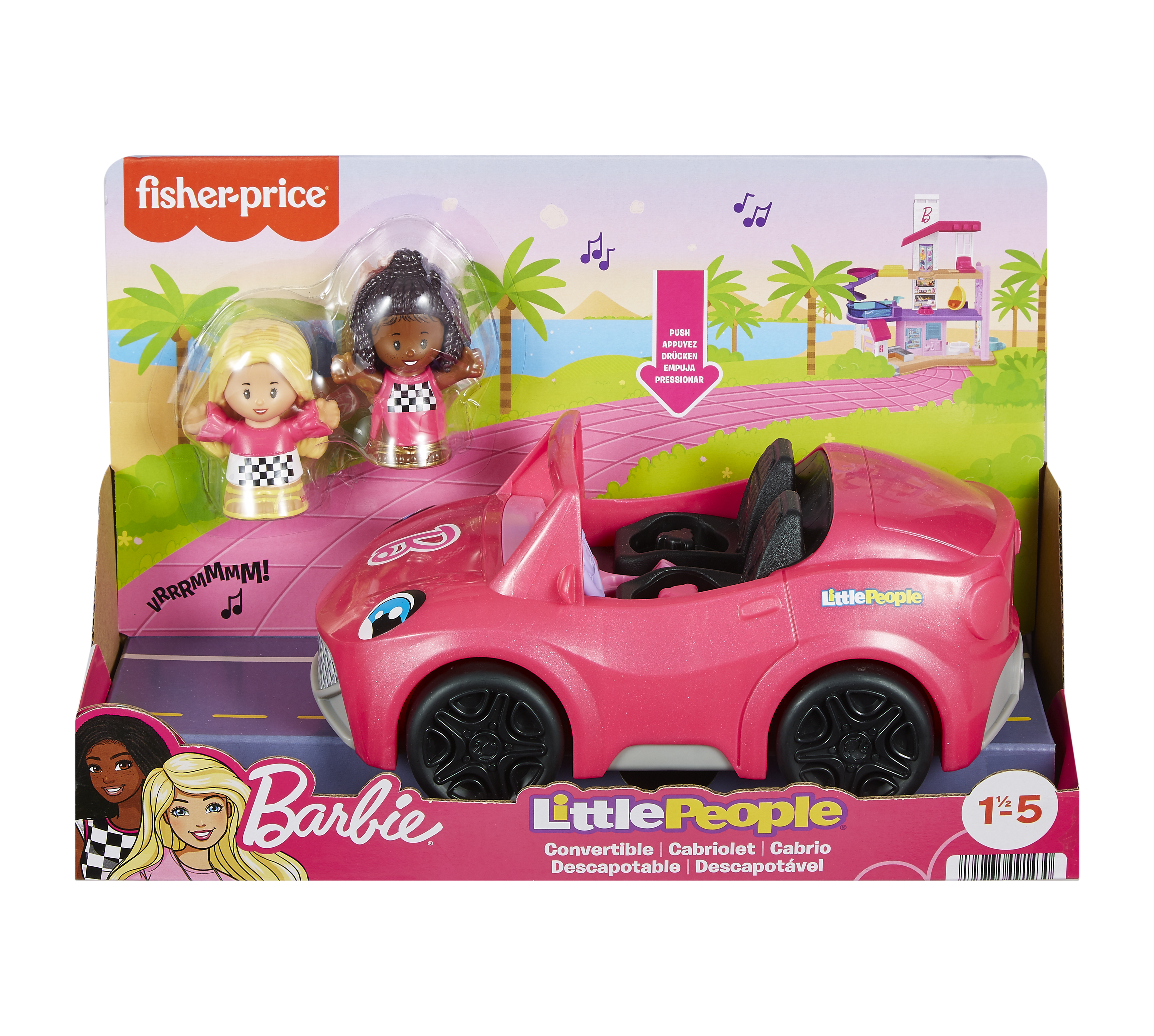 Fisher-Price Little People Barbie Convertible