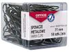 OFFICE PRODUCTS paperclips metalen briefklemmen zilver in de 10 doos, 10 x 50 stuks, 77 mm, paperclips